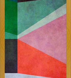Cuadro Textured Geometric Pattern V