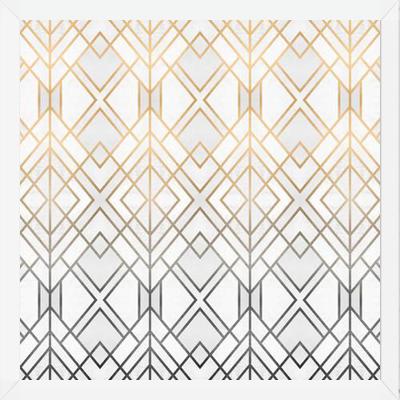 Cuadro Gold And Grey Geo