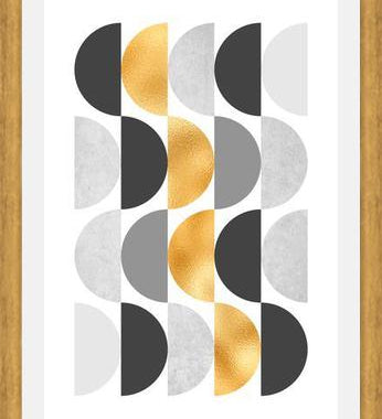 Cuadro Gold Circles