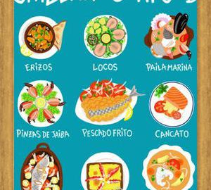 Cuadro Chilean Seafood