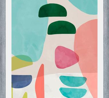 Cuadro Organic Bold Rounded Shapes
