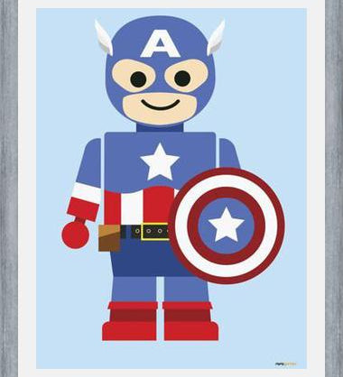 Cuadro Capitán América Toy