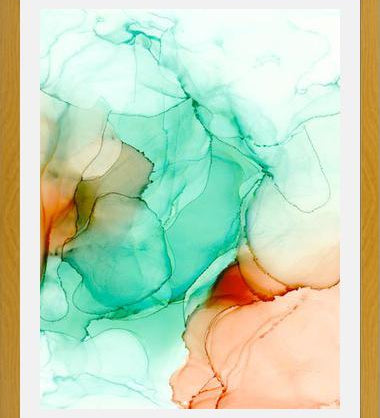 Cuadro Abstract Ink Movement II