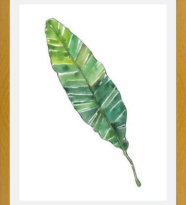 Cuadro HOJA DE PLATANO