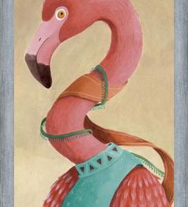 Cuadro Flamenco Rosado