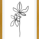 Cuadro Lines Leaves