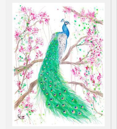 Cuadro Pavo Real