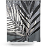 Cortina de Baño Silver palm leaf