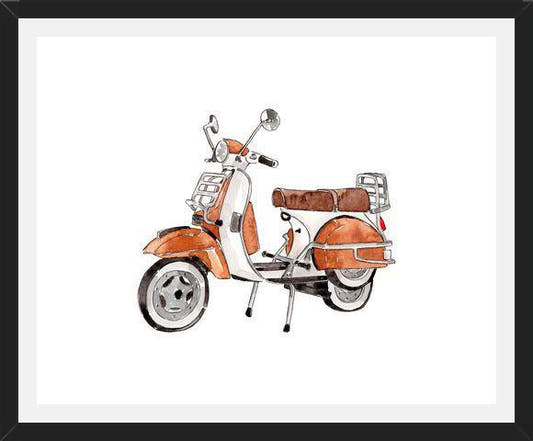 Cuadro Vintage Motorcycle