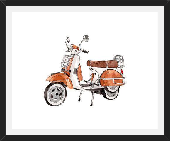 Cuadro Vintage Motorcycle