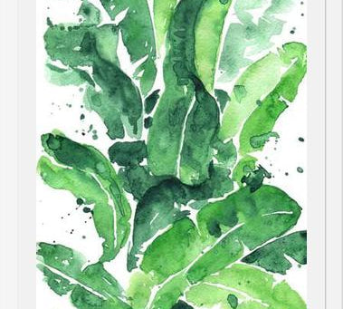 Cuadro Tropical Green 1