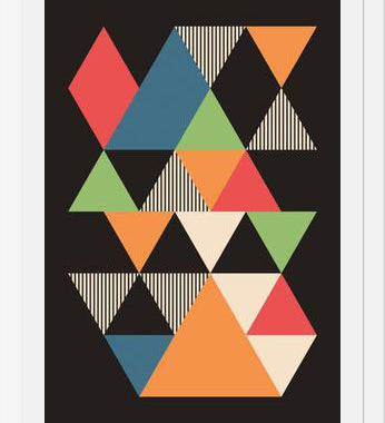 Cuadro Abstract Geometrie