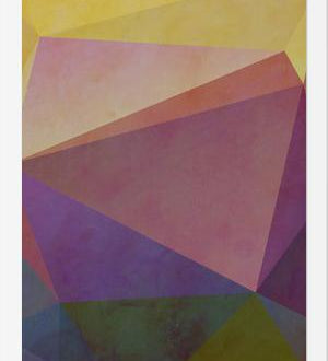 Cuadro Interconnected Triangles V