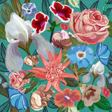 Canvas Heirloom floral art bouquet