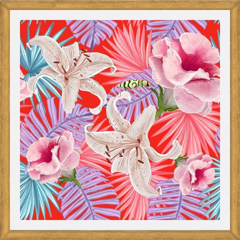 Cuadro Tropical Nature Pattern