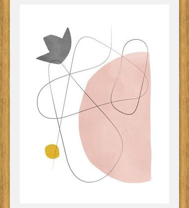 Cuadro Abstraction with gray lines 2