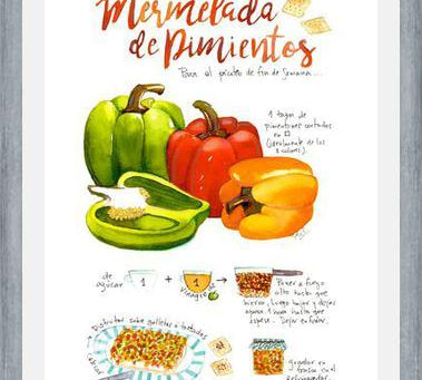 Cuadro Mermelada de Pimientos