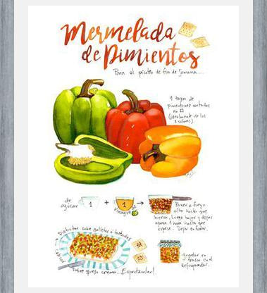 Cuadro Mermelada de Pimientos