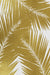 Canvas Palm Leaf Gold III