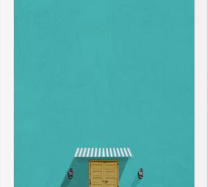 Cuadro Puerta amarilla