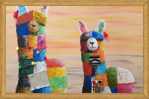 Cuadro Alpacas