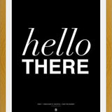Cuadro Hello There Black