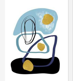Cuadro Modern minimal forms 10