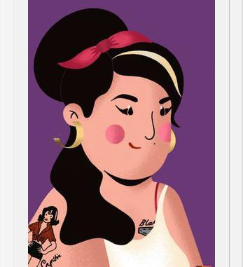 Cuadro Amy Winehouse