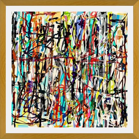 Cuadro Pollock Wink 5