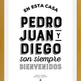 Cuadro Pedro Juan y Diego White