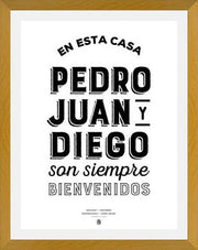 Cuadro Pedro Juan y Diego White
