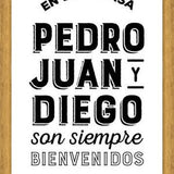 Cuadro Pedro Juan y Diego White
