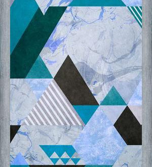Cuadro Set of Triangles