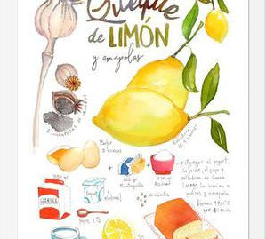 Cuadro Queque de Limón