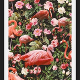 Cuadro Floral and Flamingo Pattern