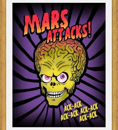 Cuadro Mars Attacks