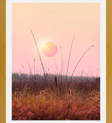 Cuadro Landscape & gradients XII