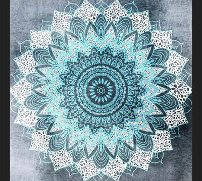 Cuadro BOHOCHIC MANDALA IN BLUE