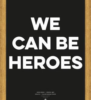 Cuadro Good Music David Bowie We can be heroes