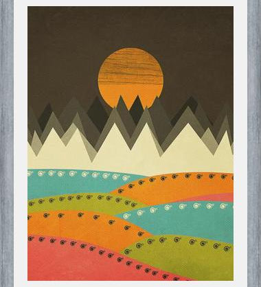 Cuadro Geometric landscape 07