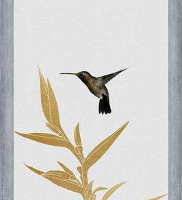 Cuadro Hummingbird and Flower II