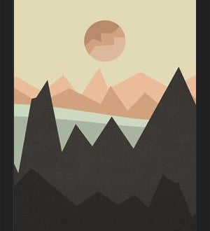 Cuadro Geometric landscape 03