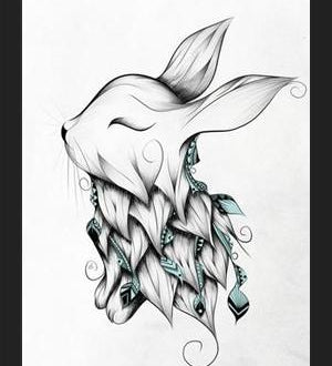 Cuadro Poetic Rabbit