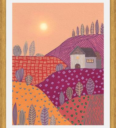Cuadro Warm landscape II