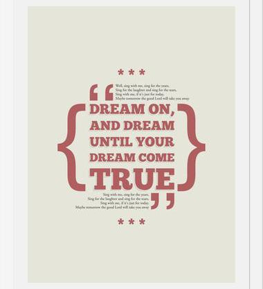 Cuadro Dream On