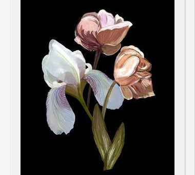 Cuadro Heirloom floral art bouquet