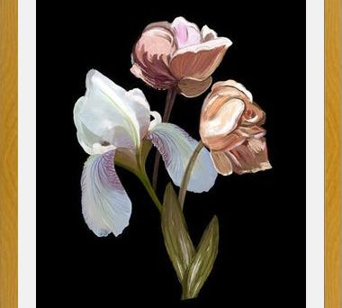 Cuadro Heirloom floral art bouquet
