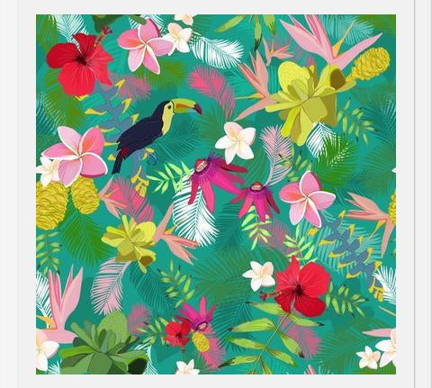 Cuadro Exotic Flowers Tropical