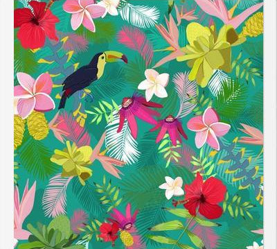 Cuadro Exotic Flowers Tropical