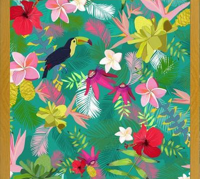 Cuadro Exotic Flowers Tropical